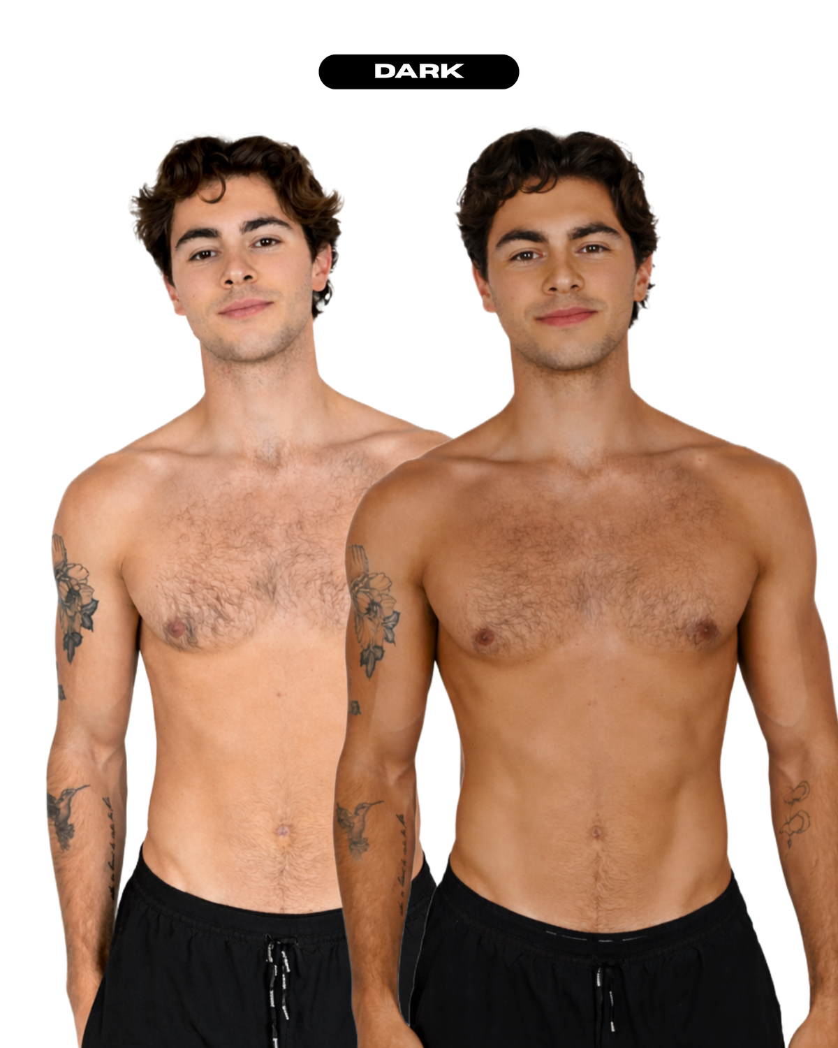 Before and after photo